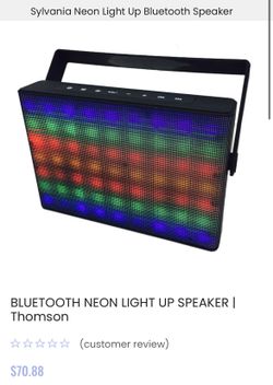 Bluetooth Neon Light Up Speakers
