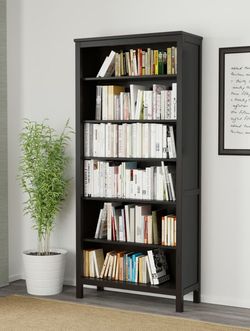 Black IKEA bookcase