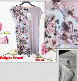 Religion Brand Floral Midi Dress Size XL