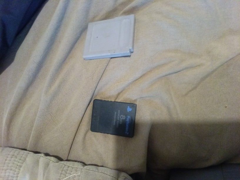 Game Cube And Gameboy Game With Memory Card