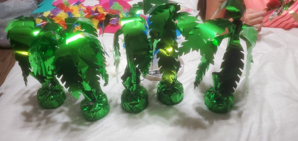 Luau beach time party decorations a total of 47 pieces