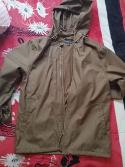 Brixton Hooded Zip-Up Jacket size small