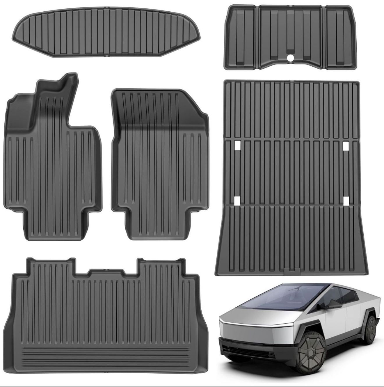 Floor Mats For Tesla Cybertruck 2023-2025