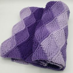 Purple Baby Blanket  * Handmade And New*