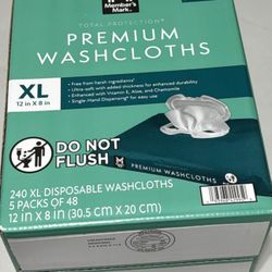 Member's Mark Adult Washcloths, 240 ct.