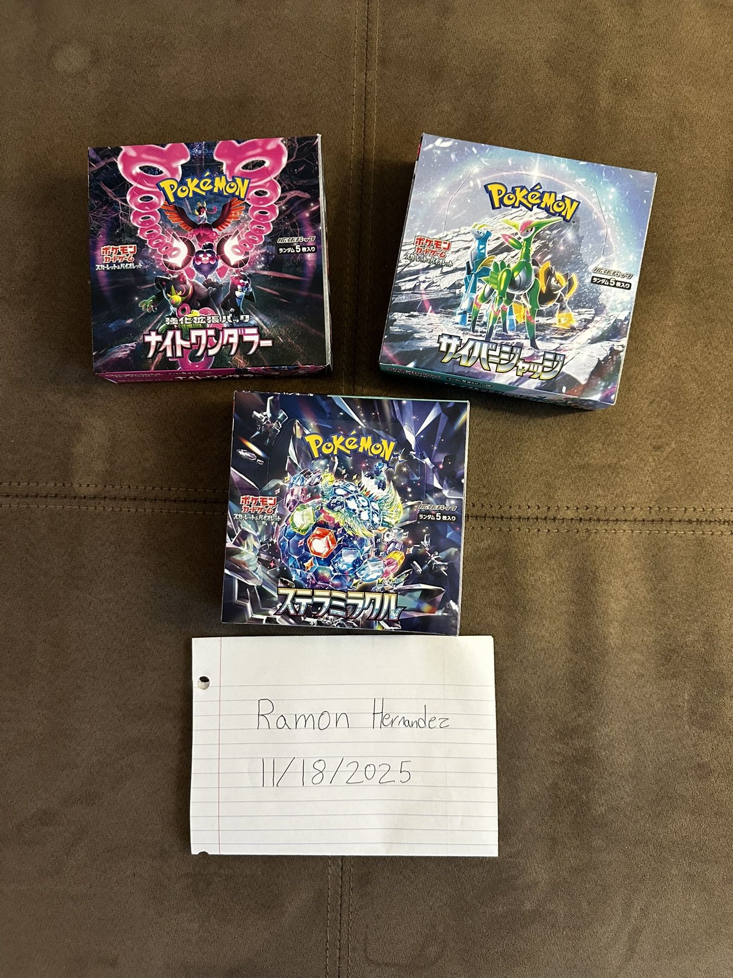 Pokemon Japanese Booster Boxes