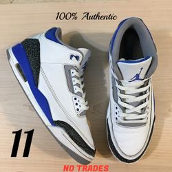 Size 11 Air Jordan 3 Retro “Racer Blue” 🏁