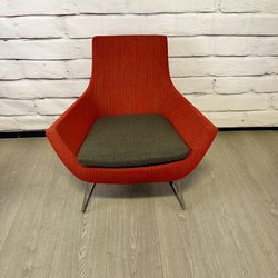 Red Modern Style Accent Chair