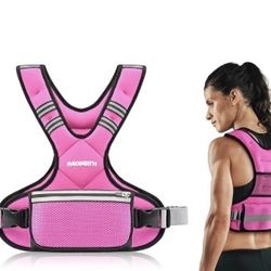 (212121-22) PACEARTH Adjustable Weight Vest 10lbs X-Shape Weighted Vest for Women and Men