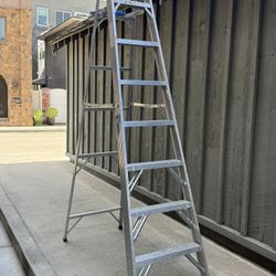Aluminum Ladder - 8ft - Lightweight 