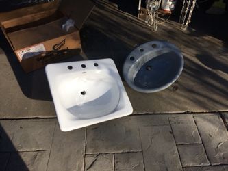 Cast iron sink