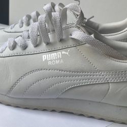 Puma Roma Sneakers Men’s 8.5 Basic 353572-12 White Classic Lifestyle Shoes