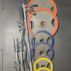 OLYMPIC BARS AND WEIGHTS 