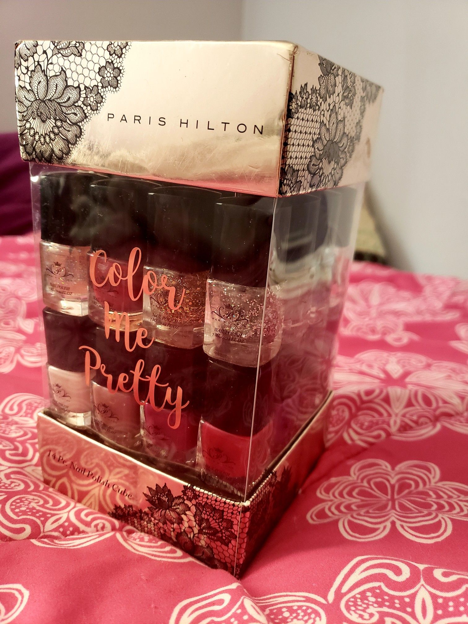 Paris Hilton 14 piece Nail Polish Set