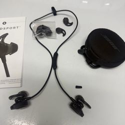 Bose black in ears wireless earphones