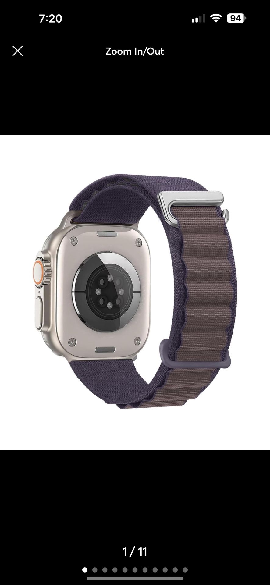 Alpine Loop Nylon Band - Compatible with Apple Watch