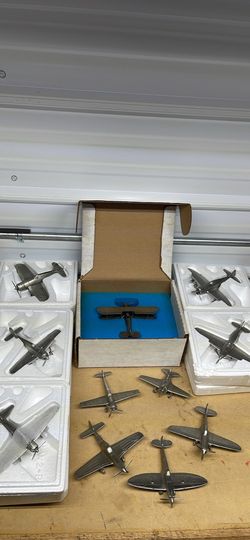 Danbury mint pewter airplane lot