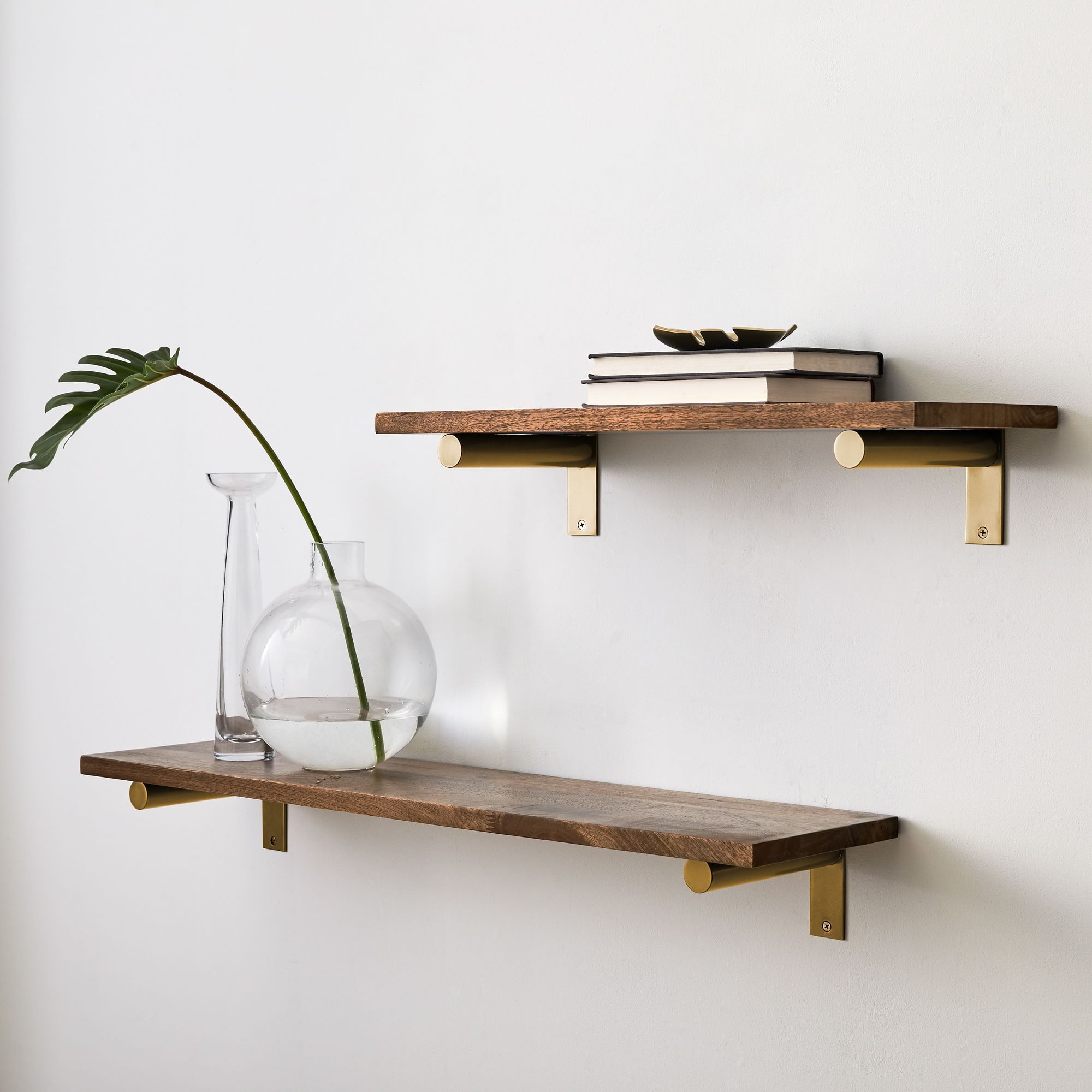 2 West Elm Floating Shelves