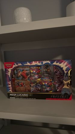 Pokémon TCG: Mega Lucario ex Figure Collection Rare Pokemon Card Collection