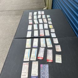 Used Concert Stubs