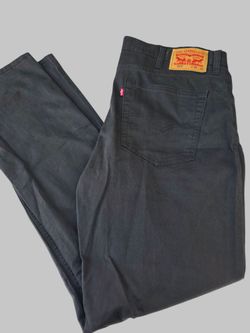Levi's 514 Slim Straight Jeans Men’s Size 38x32 Dark  Gray Stretch