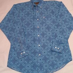 Ariat Button Up Long Sleeve Shirt Men's Size Small $20