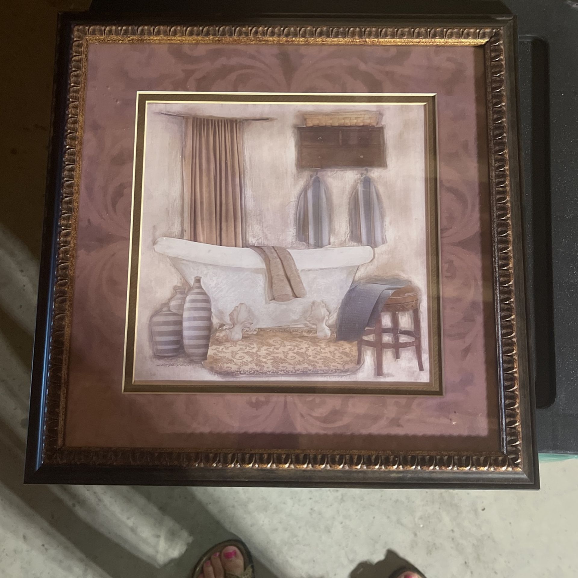 Bathroom Picture By Carol Robinson 12x12