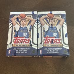 2025-26 Topps NBA Basketball Factory Sealed Hobby Box (2 Boxes)