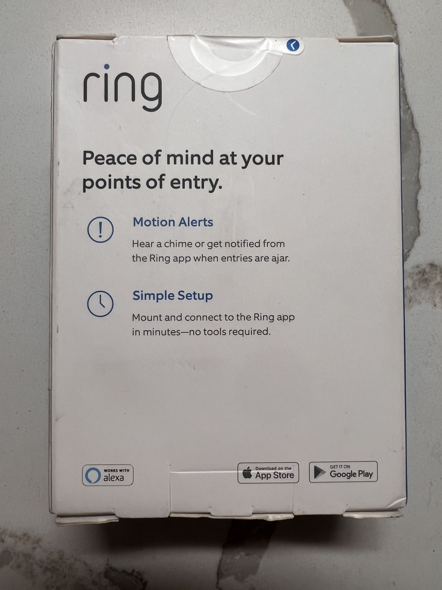Ring Doorbell Window and Door Alarm Sensor for Sale in Long Beach, CA