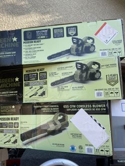 Chain Saw And Leaf Blower