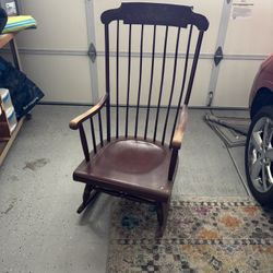 Old Wood Rocker $40 Near 99th Ave & Union Hills