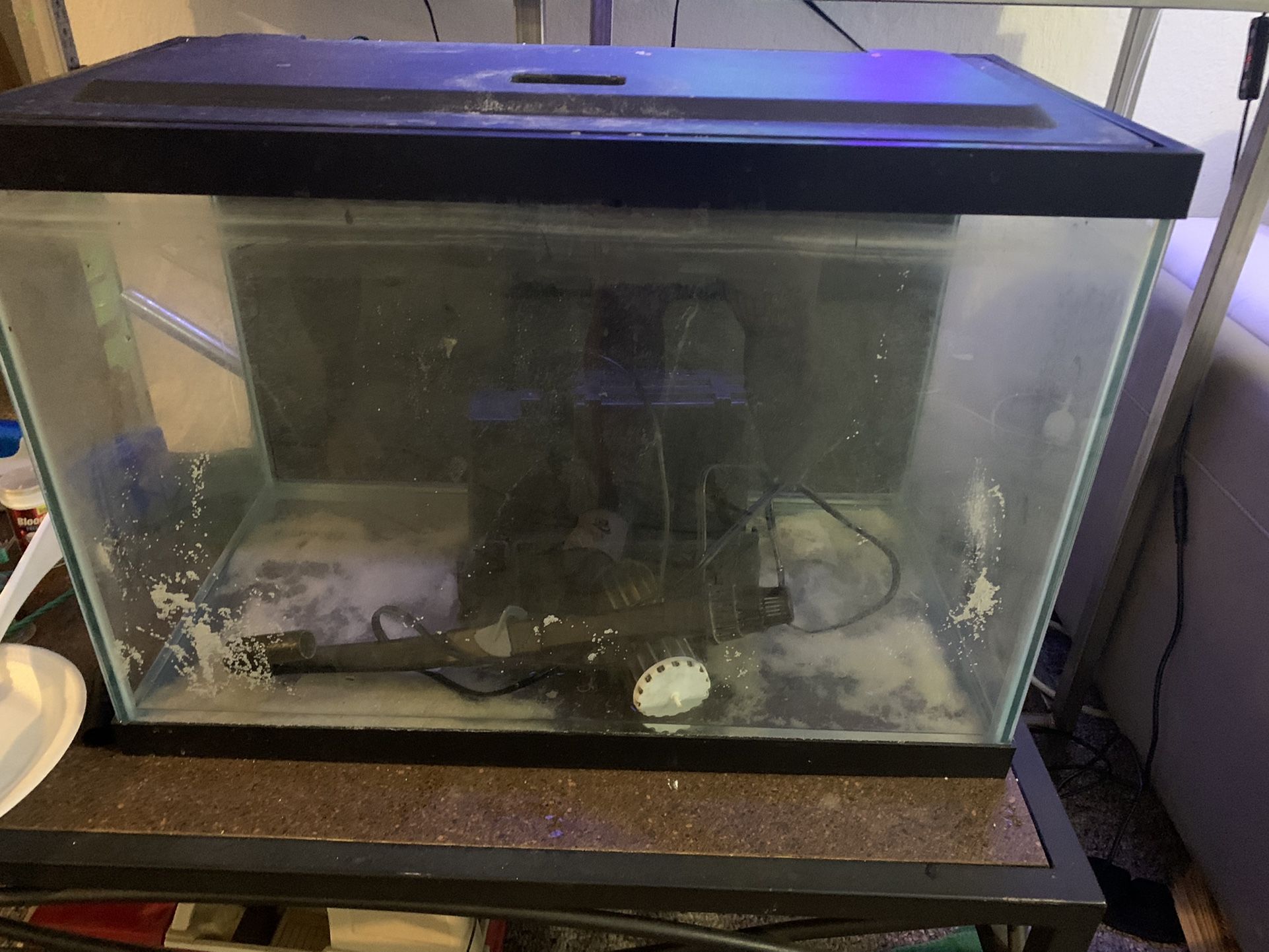 20 Gallon Fish Tank With Lid And Pump