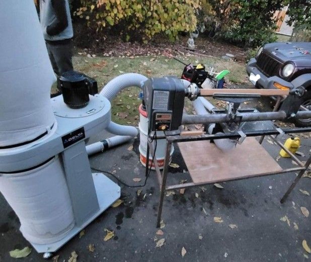 12" Craftsman Wood Lathe And Delta Dust Collector