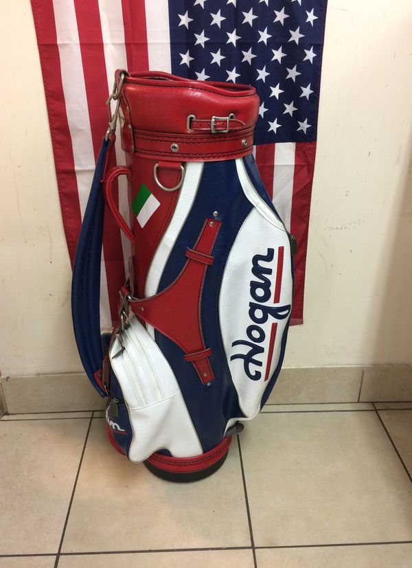 Vintage Ben Hogan Golf Staff Bag Red White Leather For In Boca Raton Fl Offerup