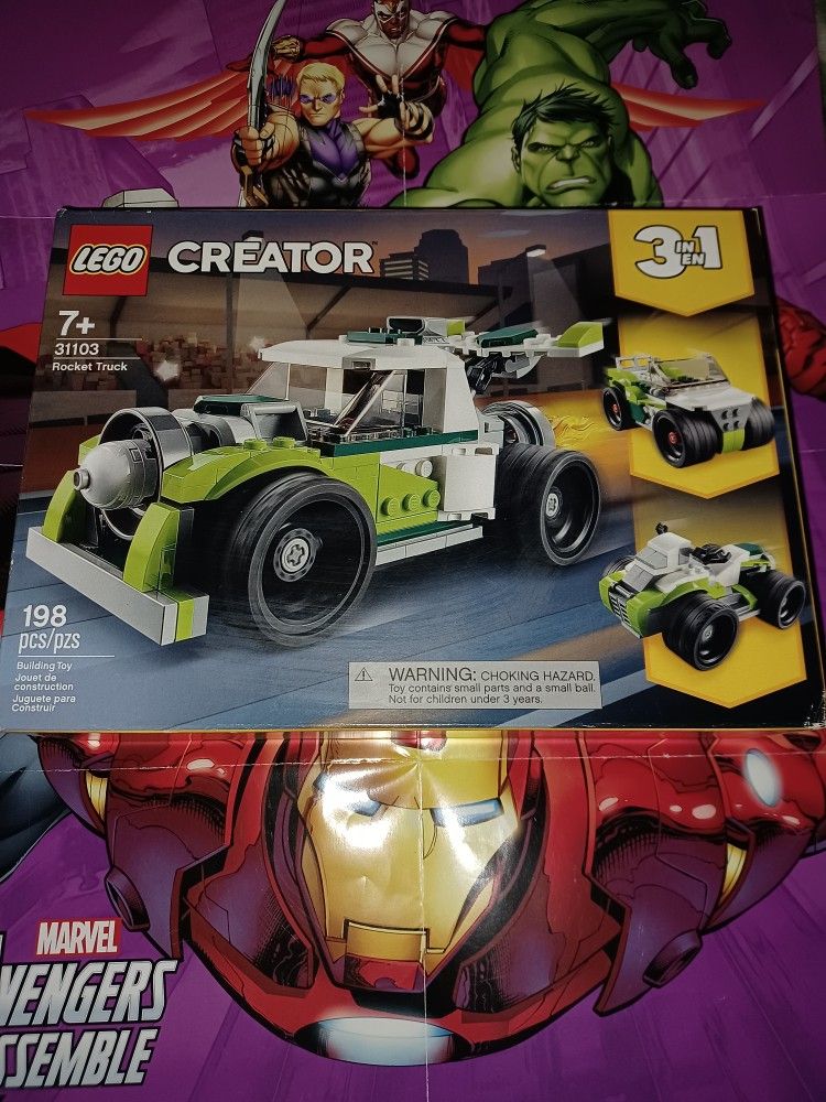 LEGO CREATOR 3 IN 1 ROCKET TRUCK LEGO SET #31103...NEW & SEALED...SMOKE FREE HOME...$15 FIRM...