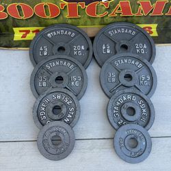 Cap Olympic Barbell Weight Plates $240 