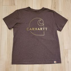 CarHartt T Shirt Brown Womens Sz Large loose