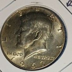1967 HALF DOLLAR (DD Rev)