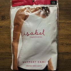 New Isabel by Ingrid & isabel BLACK L/XL Maternity Support Cami