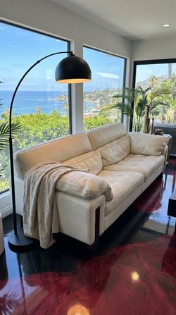 Free Delivery Roche Bobois leather couch