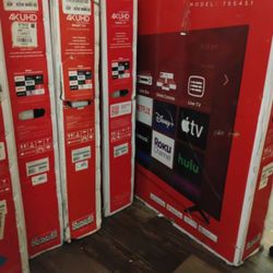 75 Inch TCL Roku 4k Smart TVs For Sale 