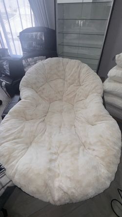 Oversized Double Papasan Chair & Cushion