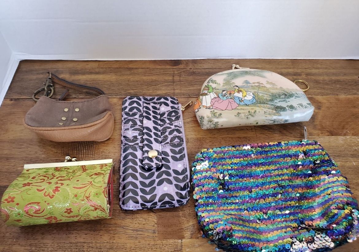 Mix of Wallet & Coins Pouch