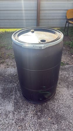 Heavy Duty Plastic Drum / Barrel (Removable Lid)