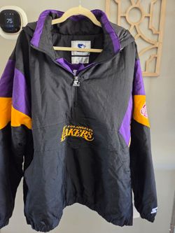 Starter LA Lakers Half-Zip Pullover Jacket 2XL