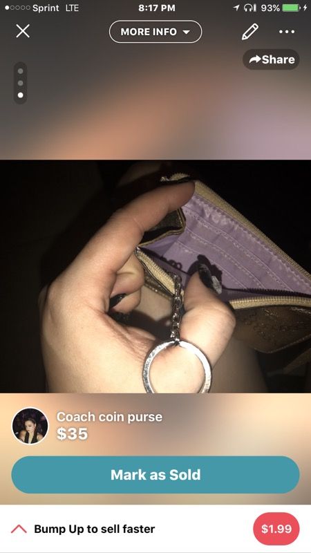 Coach coin purse