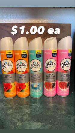 Glade Odor Fighting Soft Mist Air Freshener Spray $1.00 ea