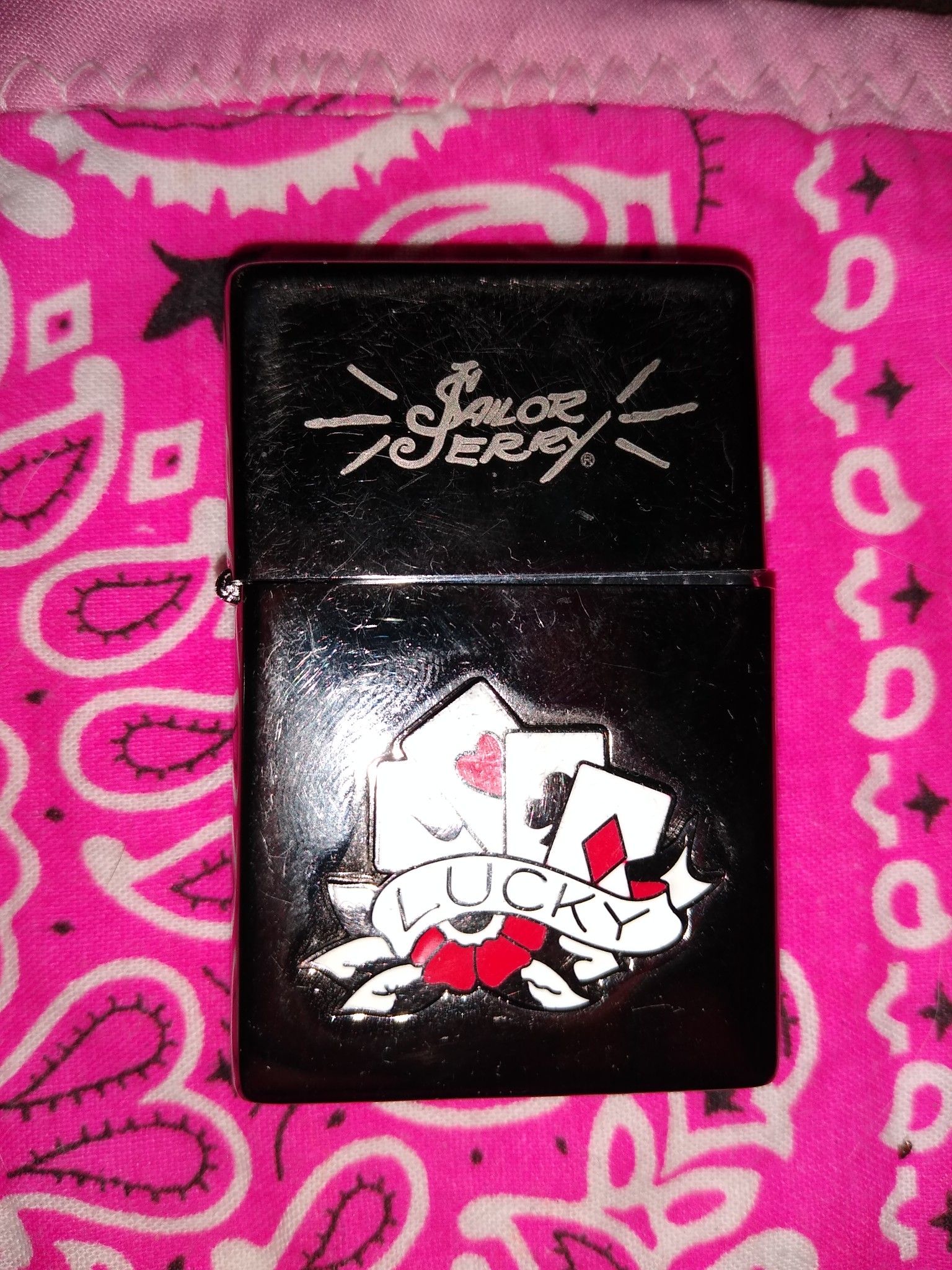 Sailor Jersey Zippo Style Windproof Refillable Lighter!!