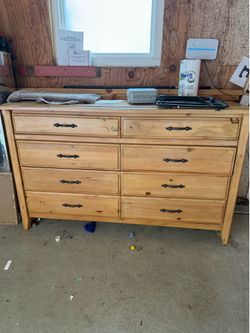 California king bedroom set pine