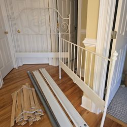 Full Size White Bed Frame